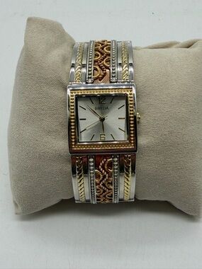 Breda Women’s Fashion Tri-color Bracelet Watch